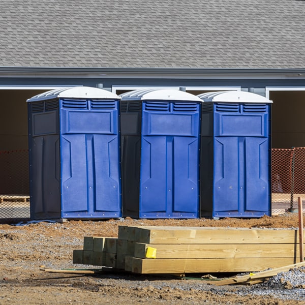 how do you ensure the porta potties are secure and safe from vandalism during an event in Centerton